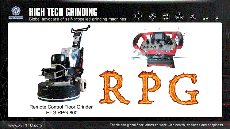 AI self-propelled floor grinder machine RPG-800
