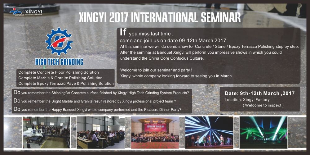 Xingyi 2017 plancher séminaire est à venir