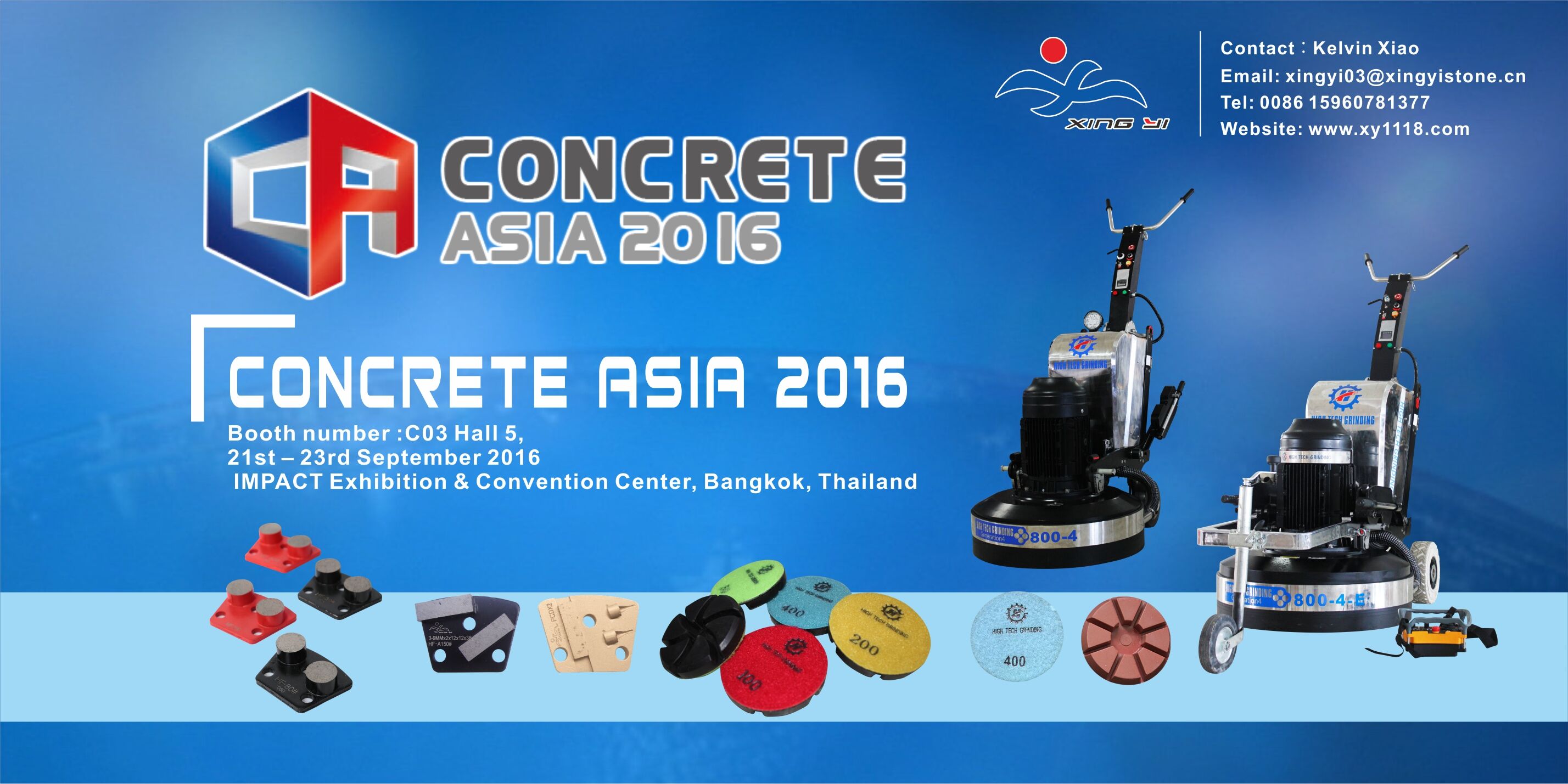 Xingyi vous attendra à béton 2016 Asia en Thaïlande