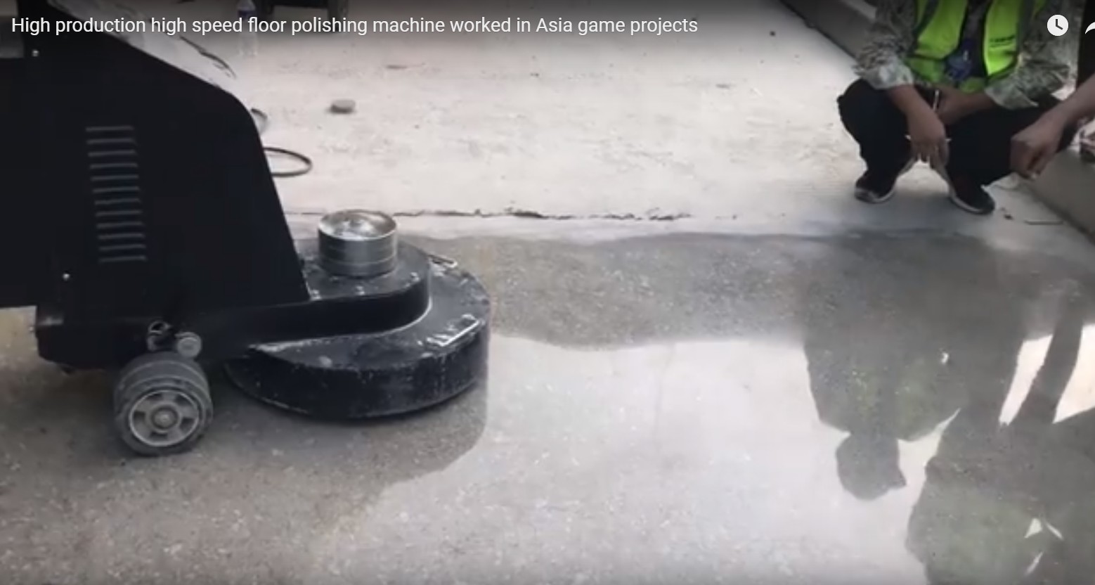 machine à polir les planchers à grande vitesse